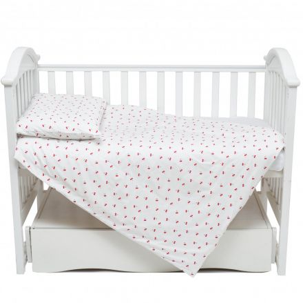 Сменная постель 3 эл. Twins Satin Limited 3026-TSL-12 cherry